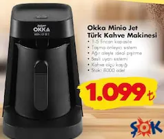 ARZUM OKKA MİNİO JET TÜRK KAHVE MAKİNESİ